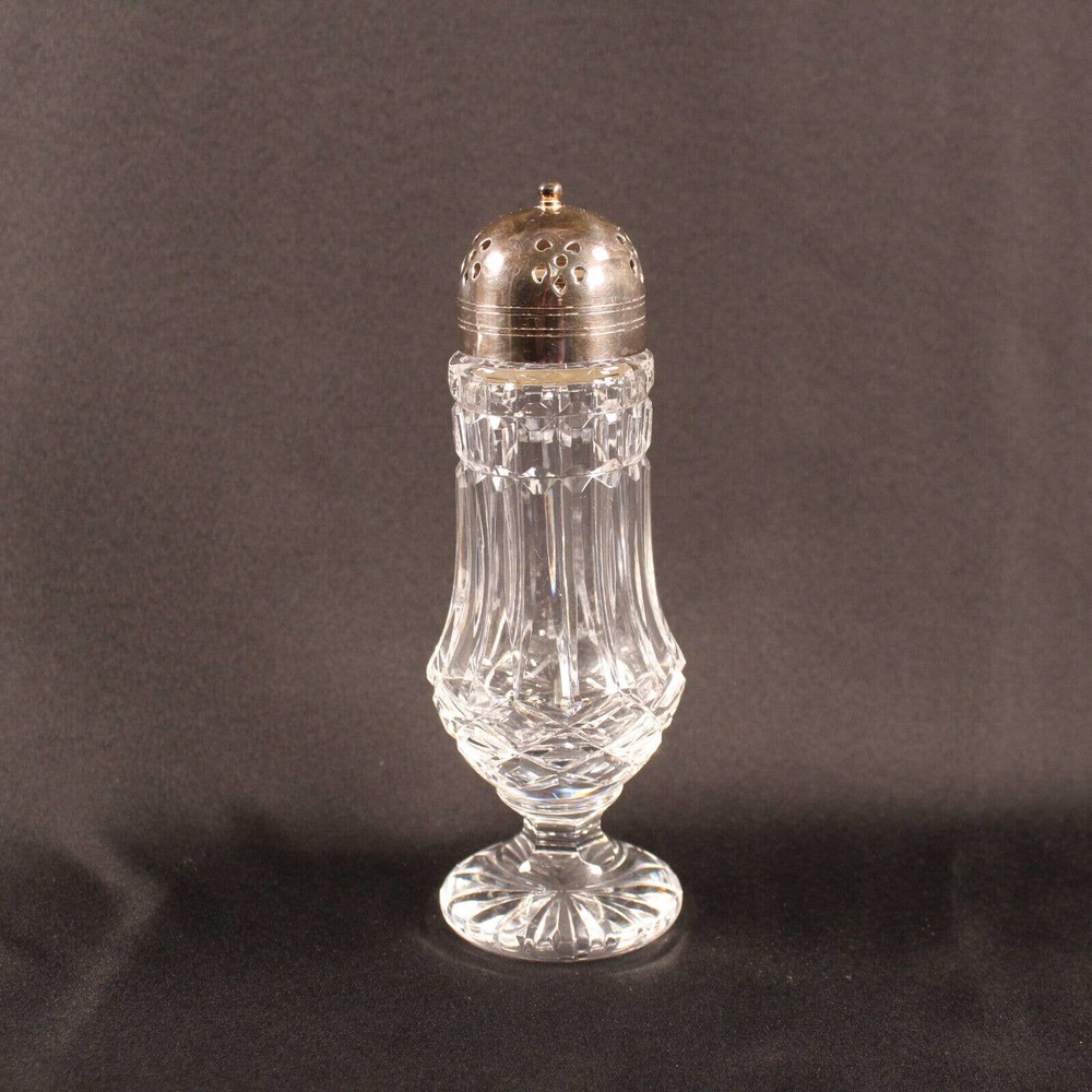 Waterford Crystal Sugar Shaker Muffineer 8" Tall